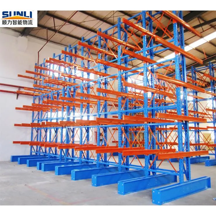 SGS/ISO Double Faced Industrial Storage Lumber Cantilever Rack