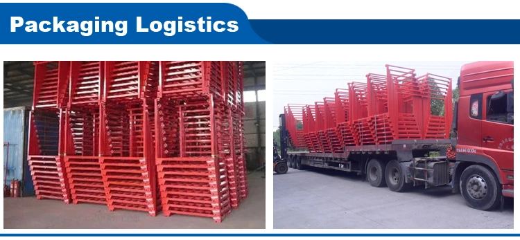 High Loading Capacity Pallet Foldable Stacking Rack Storage Tire Rack