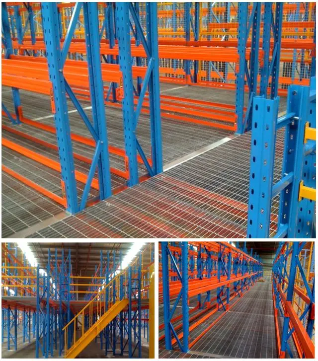 Industrial Prefabricated Heavy Duty Metal Warehouse Storage Racking Mezzanine Floor Shelving