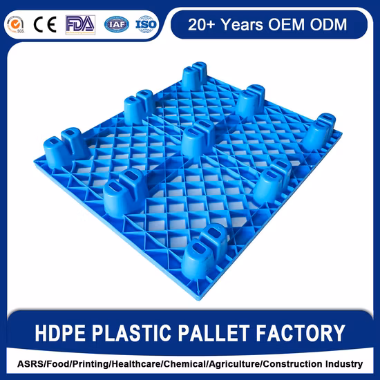 軽量、強力、入れ子型 HDPE 標準プラスチック パレットの中国での価格